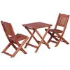 Image de Ensemble de bistro 3 pcs pour enfants Bois d eucalyptus solide