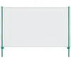 Image de vidaXL Draadgaashek met palen 25x2 m staal groen144607