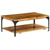 Image de Table basse et étagère 100x60x35 cm Bois de récupération solide