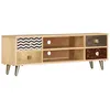 Image de vidaXL Meuble TV 120 x 30 x 40 cm Bois massif de manguier