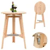 Image de vidaXL Bartafel inklapbaar 78 cm vurenhout45532