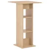 Image de vidaXL Bartafel 60x60x110 cm eikenkleurig280207