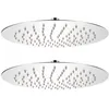 Image de vidaXL Pomme de douche plongeante 2 pcs Acier inoxydable Ø 25 cm