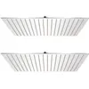 Image de vidaXL Pomme de douche plongeante 2 pcs Acier inoxydable 50x50 cm