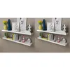 Image de vidaXL Wandplanken 4 st 120 cm wit276000