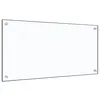Image de Dosseret de cuisine Transparent 80x40 cm Verre trempé