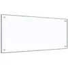 Image de Dosseret de cuisine Transparent 90 x 40 cm Verre trempé