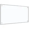 Image de vidaXL Spatscherm keuken 90x50 cm gehard glas transparant249473