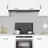 Image de Vidaxl Panneau de Protection pour Cuisine, Noir, 70X40 Cm, Verre Trempé