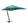 Image de vidaXL Parasol flottant Melia 300 x 400 cm Vert