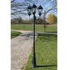 Image de Lampadaire de jardin - VIDAXL - 3 bras - Vert - Aluminium et fonte - Romantique
