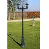 Image de vidaXL Lampe Extérieure Double Hauteur 215 cm Lampadaire Lampe de Jardin 40247