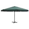 Image de vidaXL Parasol de Jardin Aluminium Vert 500 cm Pare Soleil Terrasse Plage 40302
