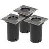 Image de vidaXL Lampes encastrées au sol d'extérieur 3 pcs Carré