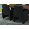 Image de vidaXL Chaise de salle à manger pcs Cuir artificiel Noir