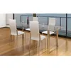 Image de vidaXL Chaise de salle à manger 4 pcs Cuir artificiel Blanc