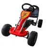 Image de vidaXL Kart à Pédales Rouge pour Enfants Véhicule Voiture Jouet Jardin Terrain