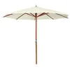 Image de vidaXL Parasol Blanc Sable Pare Soleil Jardin Terrasse Parasol de Plage Balcon 40437