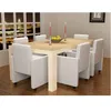 Image de vidaXL Chaise de salle à manger pcs Cuir artificiel Blanc