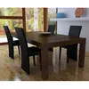 Image de vidaXL Chaises de salle à manger 4 pcs Noir