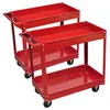 Image de vidaXL 2 st Gereedschapstrolley met 2 schappen 100 kg140155