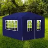 Image de vidaXL Tente de réception 3x4 m Bleu