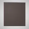 Image de Store enrouleur occultant 160 x 230 cm marron 240178