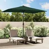 Image de vidaXL Parasol Vert Rectangulaire Parasol de Jardin Terrasse Plage Pare-soleil 40771