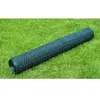 Image de vidaXL Grillage à poule avec revêtement en PVC 25x0,5 m vert, clôture, barrière,, clôtures, barrières 140406