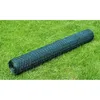 Image de vidaXL Grillage à poule avec revêtement en PVC 25x1 m vert, clôture, barrière,, clôtures, barrières 140413