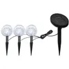 Image de vidaXL Lampes de jardin LED solaires 3 pcs avec piquet de sol