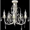 Image de Lustre en cristal transparent plafonnier 5 feux lampe luminaire 240687