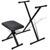 Image de Ensemble de tabouret et support réglable de piano