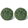 Image de vidaXL Kunstplanten buxusbol 2 st 27 cm40871