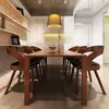 Image de vidaXL Chaise de salle à manger 6 pcs Bois Cuir synthétique Marron