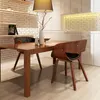 Image de vidaXL Chaise de salle à manger 2 pcs Bois Marron