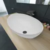 Image de Lavabo en forme ovale Céramique 40 x 33 cm Blanc