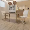 Image de vidaXL Chaise de salle à manger 2 pcs Cuir synthétique Blanc