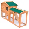 Image de Clapier large d extérieur pour petits animaux de compagnie Bois