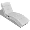 Image de vidaXL Chaise Massage Electrique Fonctionnelle Blanc