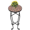 Image de vidaXL Table d'appoint Mosaïque Terre cuite 41127