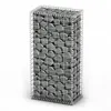 Image de vidaXL Panier de gabion avec couvercle Fil galvanisé 100x50x30 cm