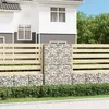 Image de Panier de gabion avec couvercle Fil galvanisé 150x100x30 cm