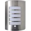 Image de vidaXL Lampe murale avec capteur de mouvement Acier inoxydable