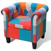 Image de vidaXL Fauteuil avec design de patchwork Tissu