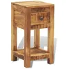 Image de vidaXL Table de chevet avec 1 tiroir Bois massif de manguier