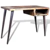 Image de Bureau avec pieds en fer Bois de récupération