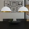 Image de vidaXL Plafonnier 2 pcs Hauteur réglable Semi-sphérique Blanc