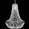 Image de vidaXL Lustre suspendu Crystal 36,5 x 46 cm