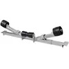 Image de vidaXL Support Fond Rémorque Porte-bateau Rouleaux de Quille Auto Voiture